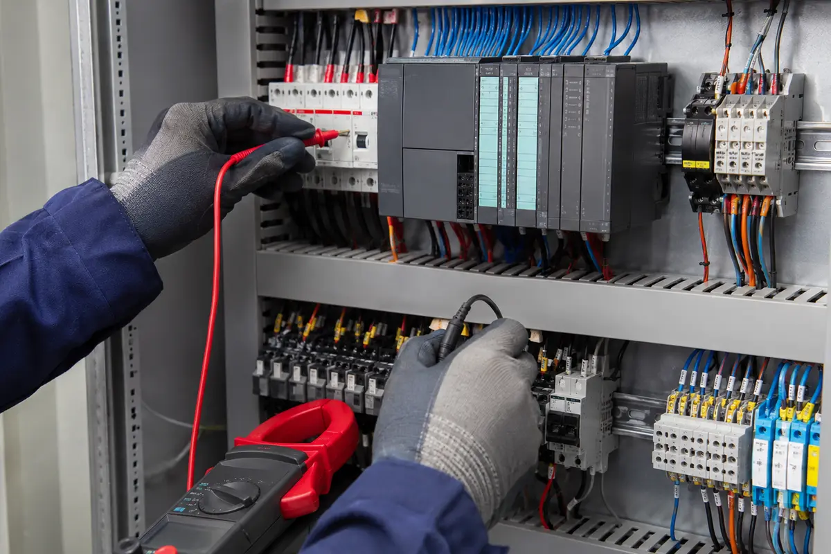 Manutenção técnica em painel